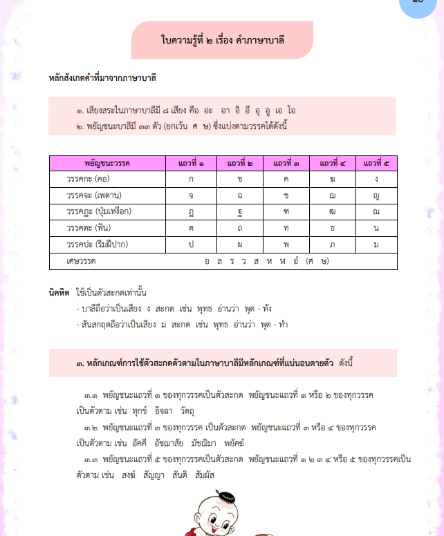 ใบความรู้ภาษาบาลี1