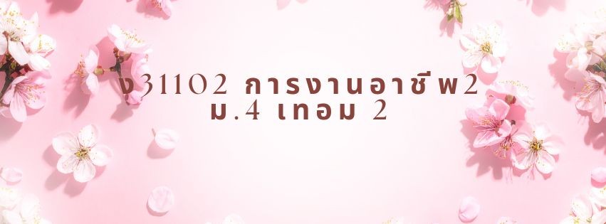 ง31102 การงานอาชีพ2
